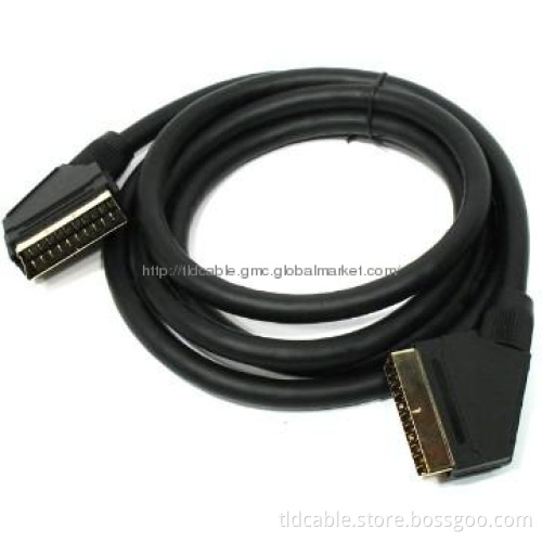 High Speed Scart to Scart Cable Male to Male